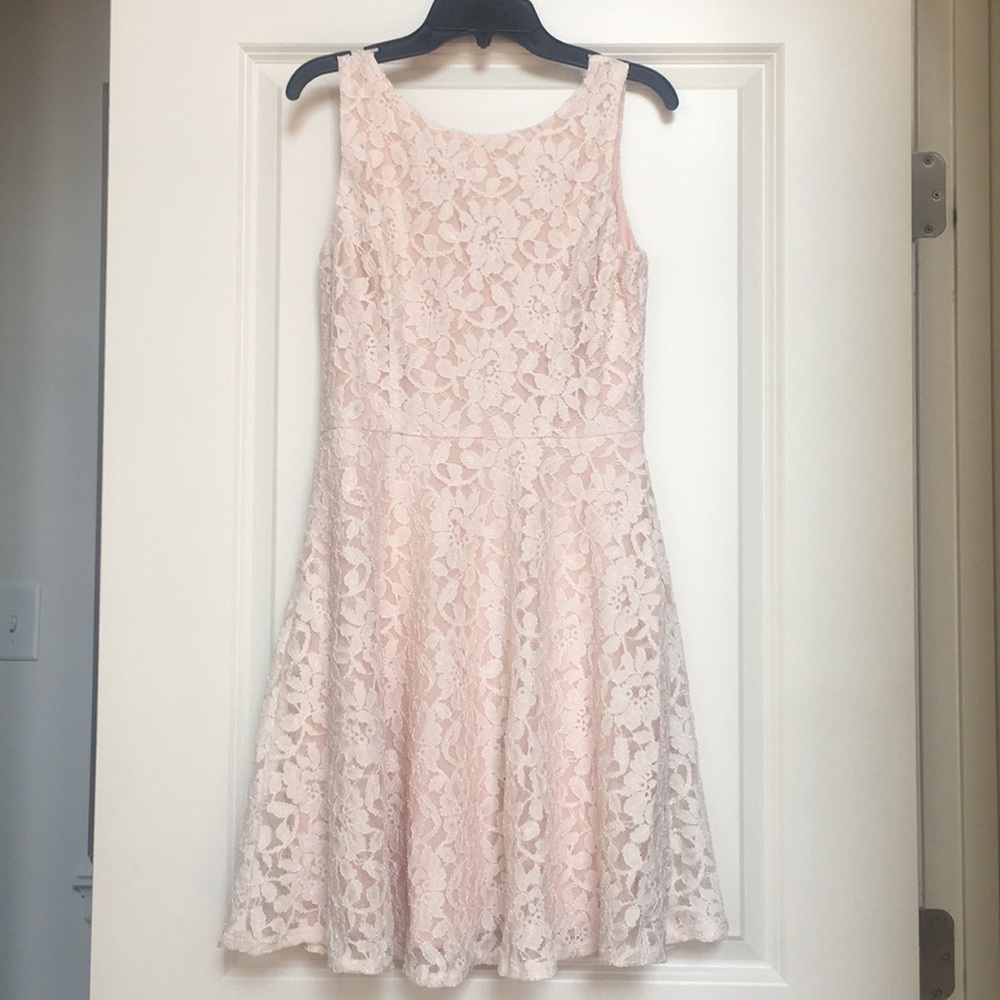 JUNIORS SEMI-FORMAL DRESS, Blush, NWT